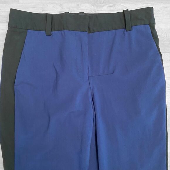 Diane Von Furstenberg Blue Wool Pants Size 4 - Picture 5 of 8